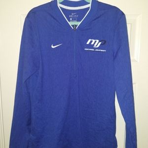 Nike Michael Johnson Performance Dri Fit Quarter Zip Pullover Men's sz Small.